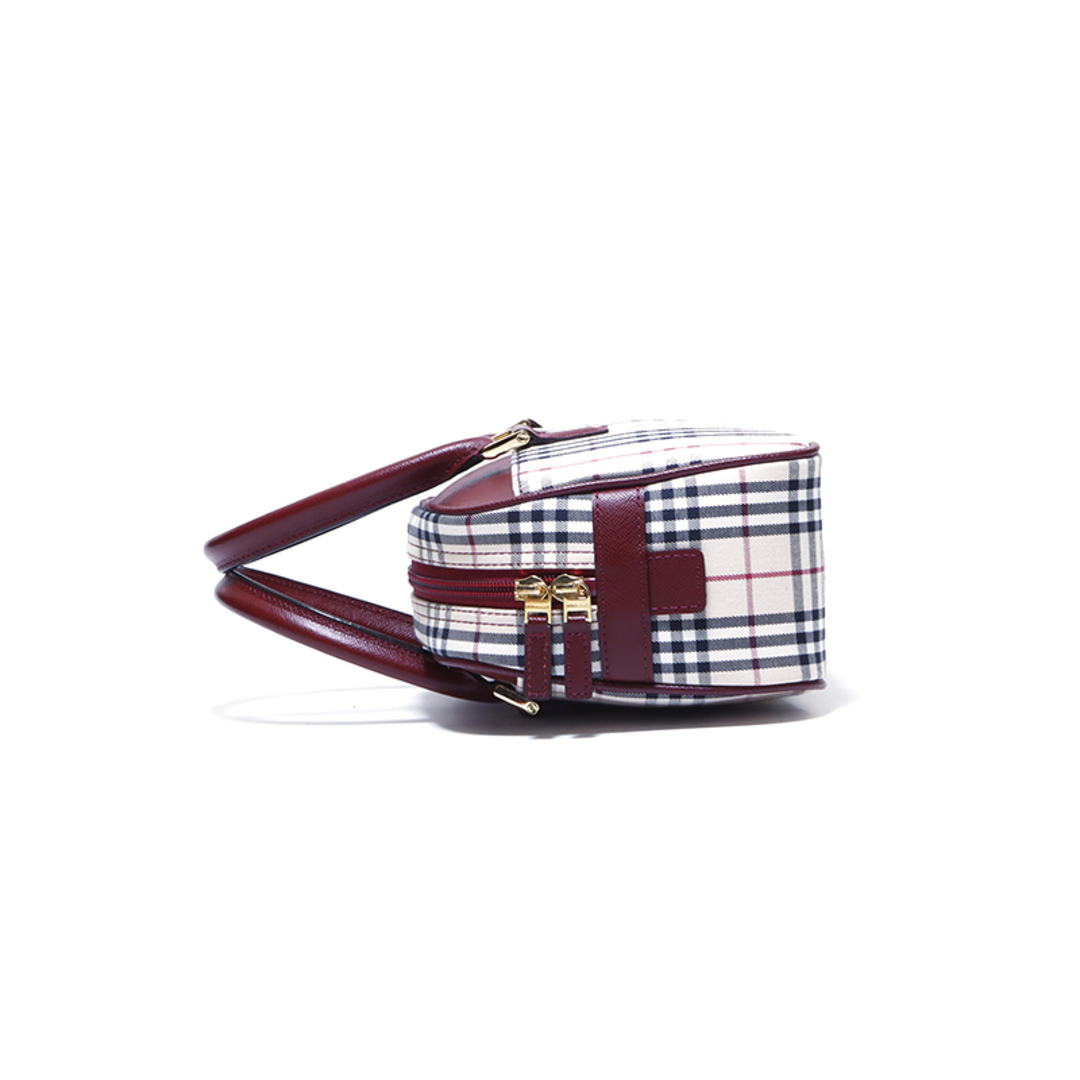 BURBERRY(バーバリー)のバーバリー BURBERRY ノバチェック  ハンドバッグ キャンバス レディースのバッグ(ハンドバッグ)の商品写真