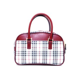 バーバリー(BURBERRY)のバーバリー BURBERRY ノバチェック  ハンドバッグ キャンバス(ハンドバッグ)