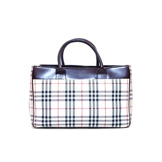 バーバリー(BURBERRY)のバーバリー BURBERRY ノバチェック ハンドバッグ キャンバス(ハンドバッグ)