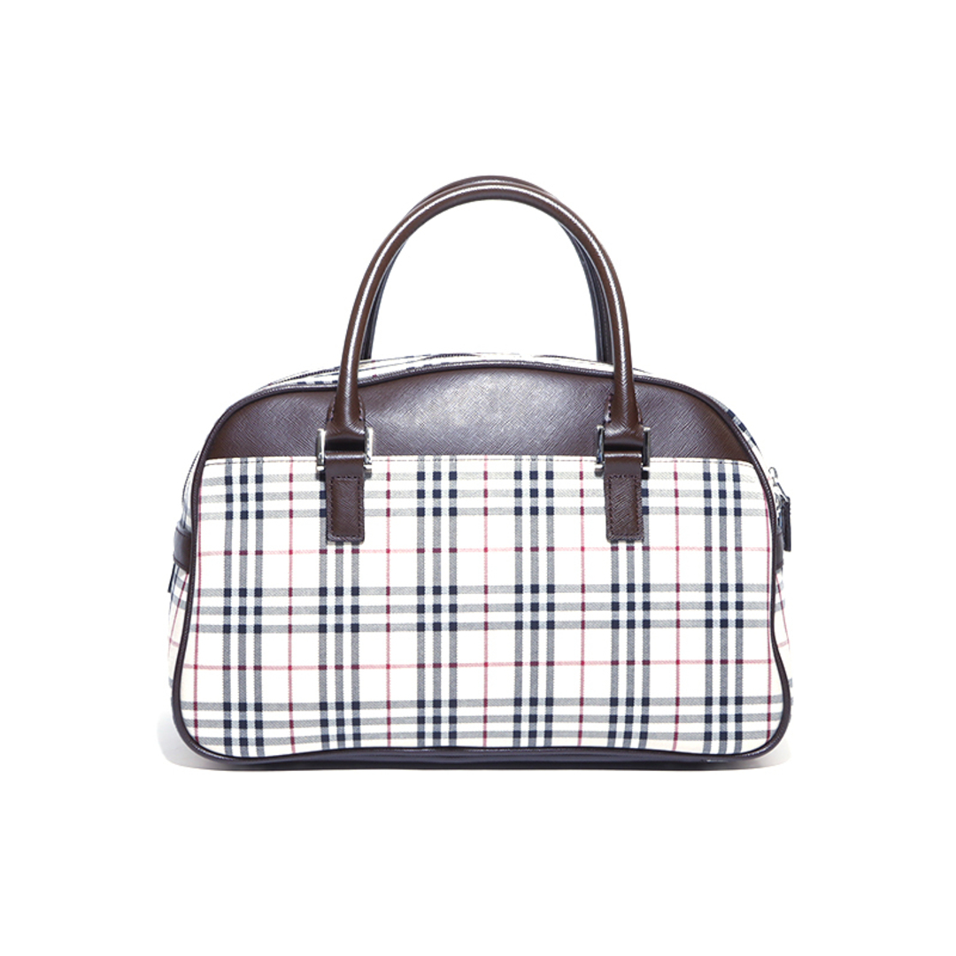 BURBERRY(バーバリー)のバーバリー BURBERRY ノバチェック  ハンドバッグ キャンバス レディースのバッグ(ハンドバッグ)の商品写真