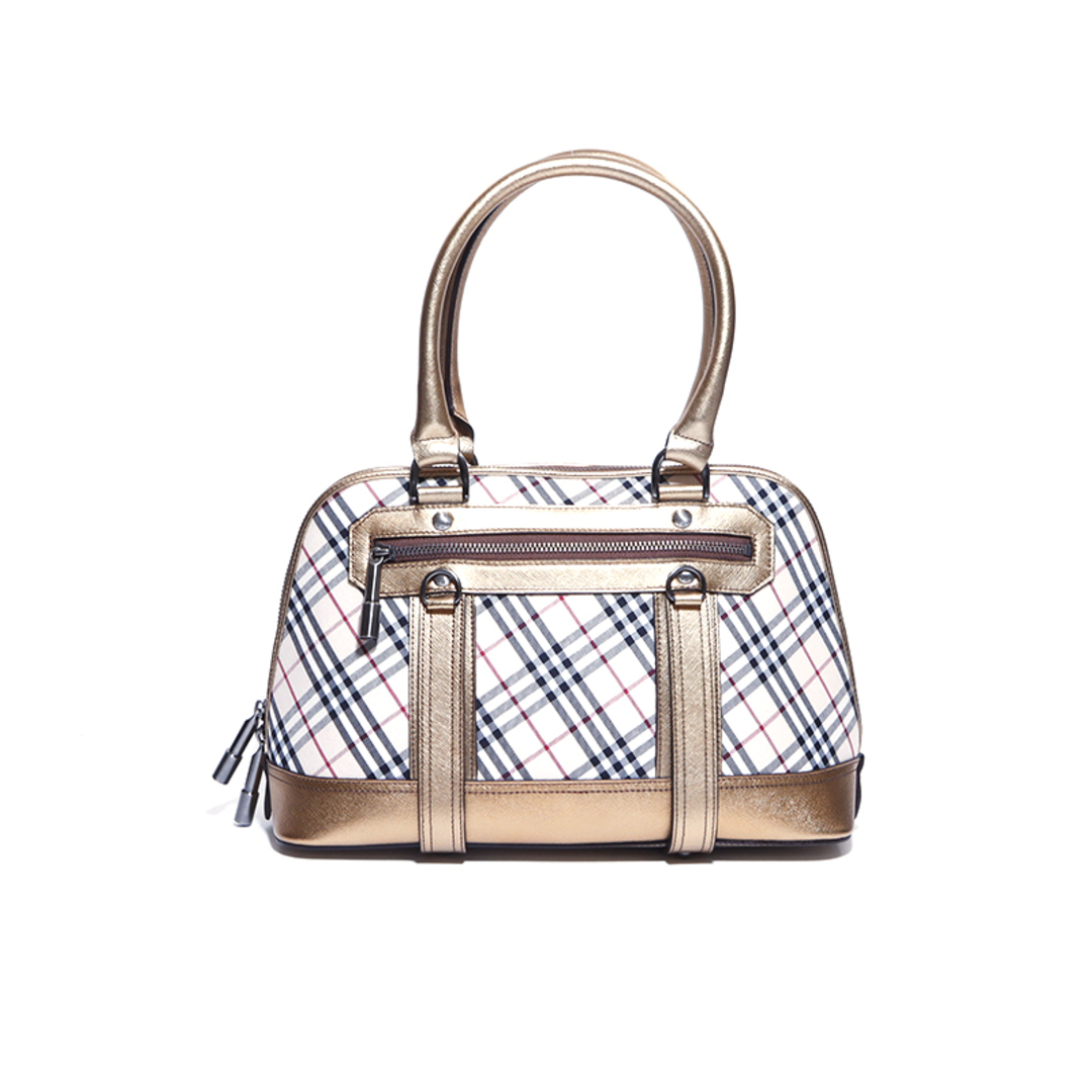 BURBERRY(バーバリー)のバーバリー BURBERRY ノバチェック ハンドバッグ キャンバス レディースのバッグ(ハンドバッグ)の商品写真