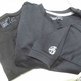 ジーユー(GU)の(使用品)&(未使用品)  GU黒Tシャツ/DISCUS ATHLETIC 長袖(Tシャツ/カットソー(七分/長袖))