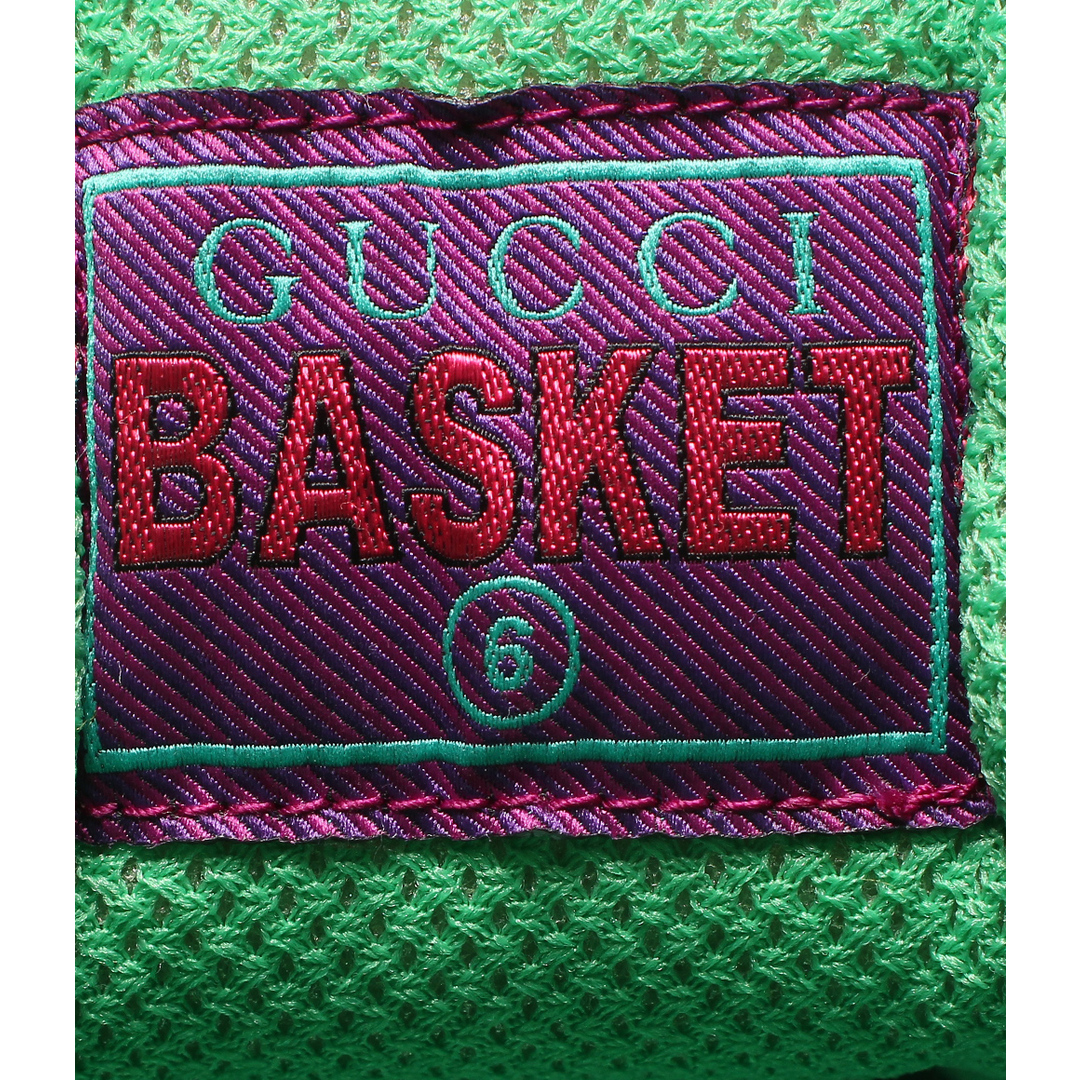 Gucci(グッチ)の美品 グッチ ハイカットスニーカー ヴィンテージ加工 BASKET メンズ 6 メンズの靴/シューズ(スニーカー)の商品写真