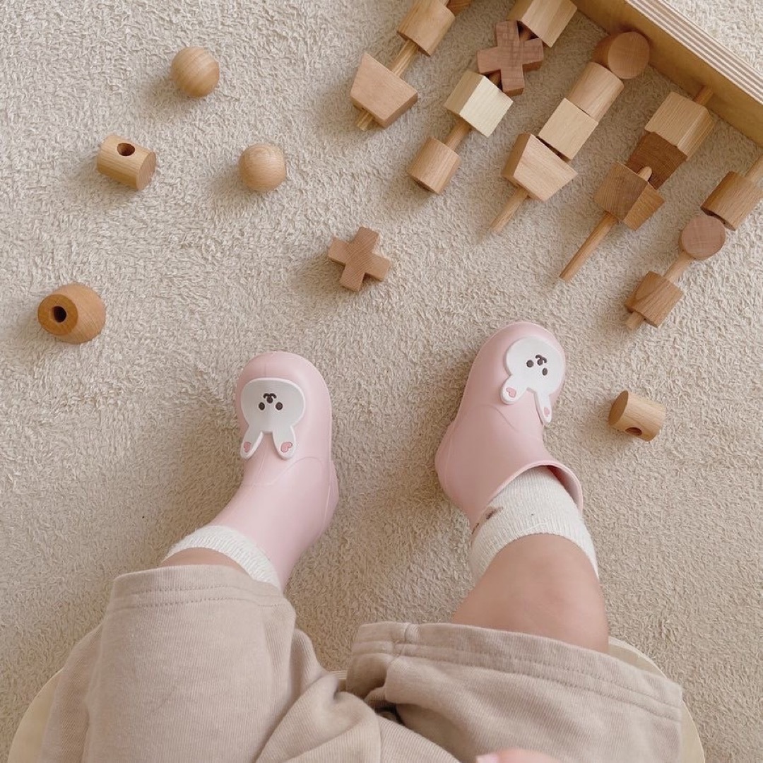 レインブーツ 長靴 レインシューズ キッズ 男の子 女の子 雨具 雨靴 軽量 キッズ/ベビー/マタニティのベビー靴/シューズ(~14cm)(長靴/レインシューズ)の商品写真