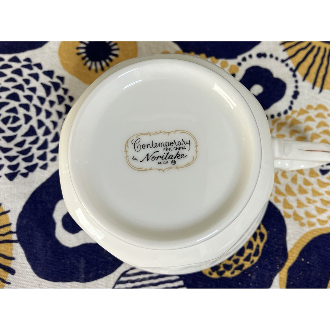 Noritake(ノリタケ)のノリタケ　コンテンポラリーファインチャイナ　ティーカップ　ペア インテリア/住まい/日用品のキッチン/食器(食器)の商品写真