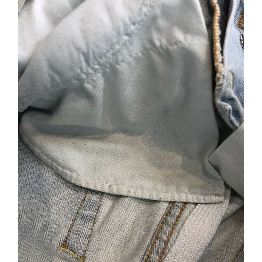 Off-White - オフホワイト ダメージ加工 デニムロングパンツ Off-White - オフホワイト ダメージ加工 デニムロングパンツ