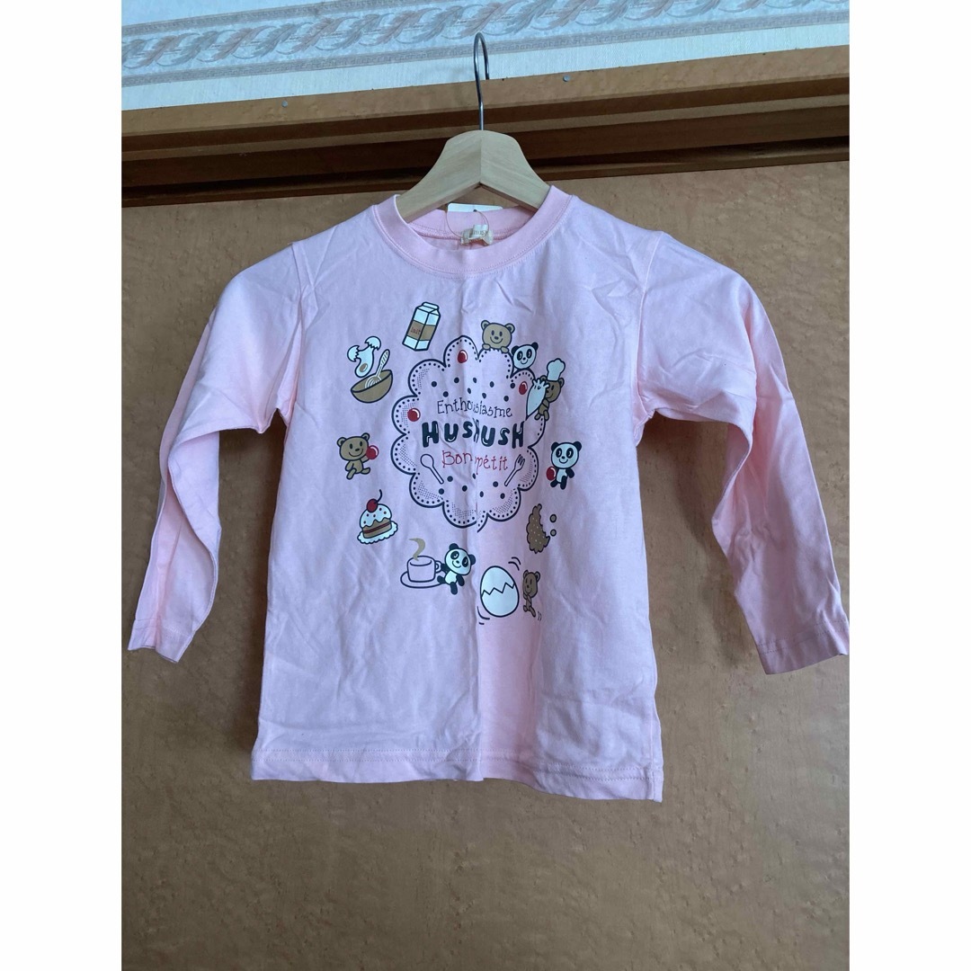 HusHush(ハッシュアッシュ)のHushush 長袖Tシャツ(サイズ:110cm) キッズ/ベビー/マタニティのキッズ服女の子用(90cm~)(Tシャツ/カットソー)の商品写真