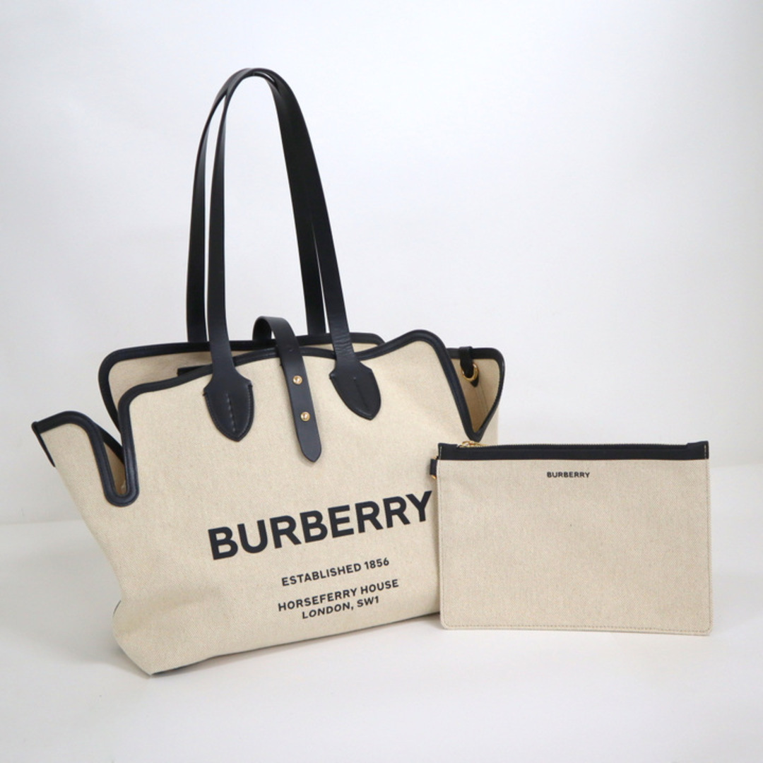 BURBERRY(バーバリー)の【BURBERRY】バーバリー トートバッグ ソフトベルト ベージュ キャンバス 80313181 /hm10231ar レディースのバッグ(トートバッグ)の商品写真