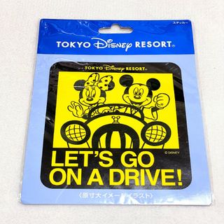 ディズニー(Disney)のディズニー ミッキー ミニー ドライブ 車 窓ガラス ステッカー(車外アクセサリ)