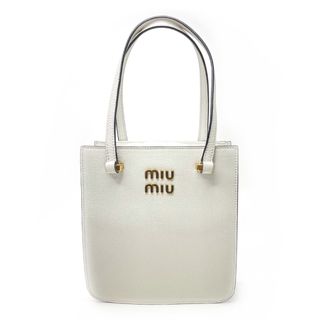 ミュウミュウ(miumiu)のミュウ ミュウ Miu Miu マドラス レザー スクエアバッグ ショルダーバッグ カーフ(ショルダーバッグ)