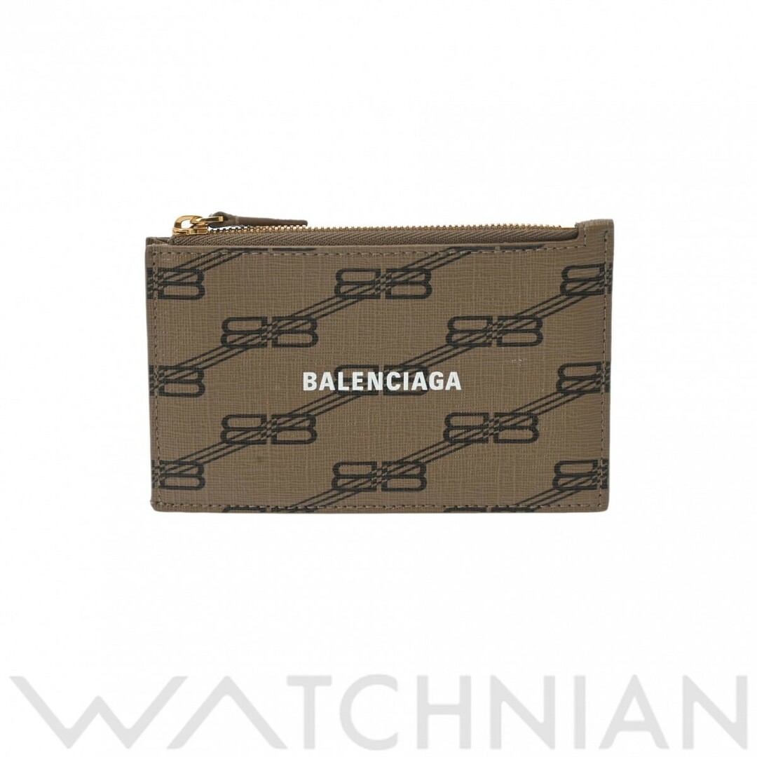 Balenciaga(バレンシアガ)の中古 バレンシアガ BALENCIAGA 640535 ユニセックス コインケース ベージュ レザー レディースのファッション小物(コインケース)の商品写真