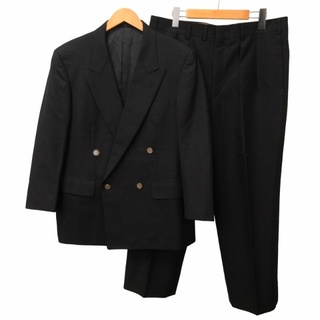 バーバリーズ プレステージコレクション セットアップ ブラック 約L IBO48(スーツジャケット)