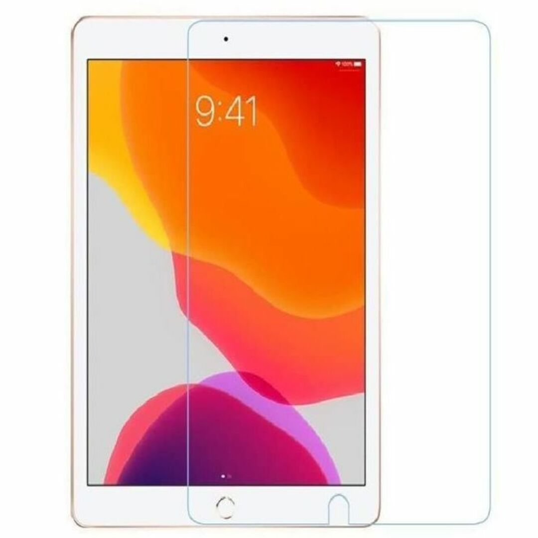 iPad 10.2 (第9/8/7世代) クリア ガラス 保護フィルム スマホ/家電/カメラのスマホアクセサリー(iPadケース)の商品写真