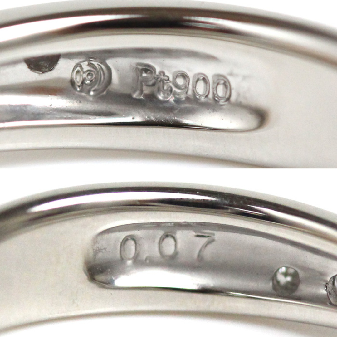 TASAKI(タサキ)のTASAKI タサキ Pt900プラチナ リング・指輪 ダイヤモンド0.07ct 10号 5.3g レディース【中古】【美品】 レディースのアクセサリー(リング(指輪))の商品写真