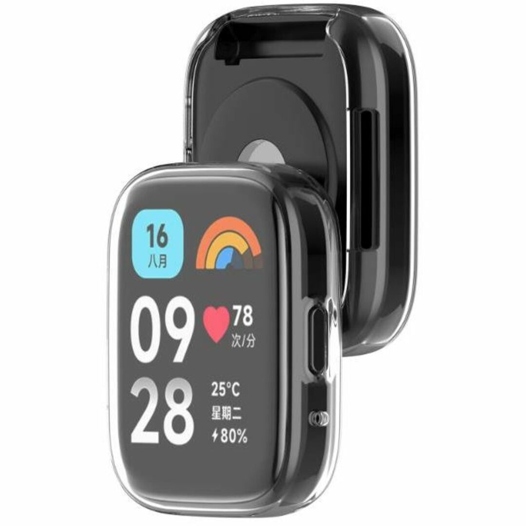 Redmi Watch 3 Active ケース クリア フィルム 保護カバー スマホ/家電/カメラのスマホアクセサリー(モバイルケース/カバー)の商品写真