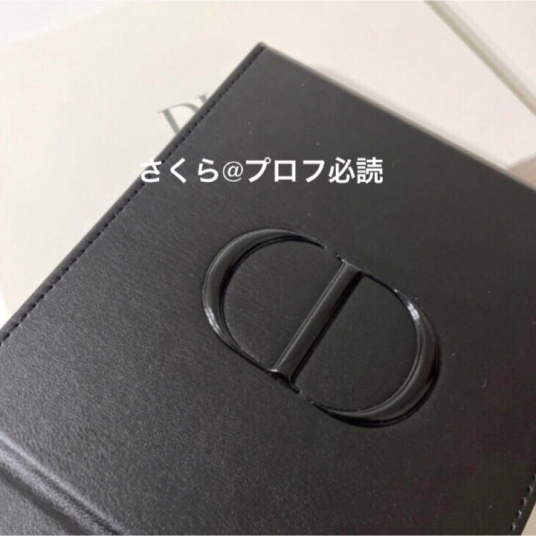 Dior(ディオール)の新品未使用　Dior ディオール スタンドミラー ミラー 鏡 ブラック　 インテリア/住まい/日用品のインテリア小物(卓上ミラー)の商品写真