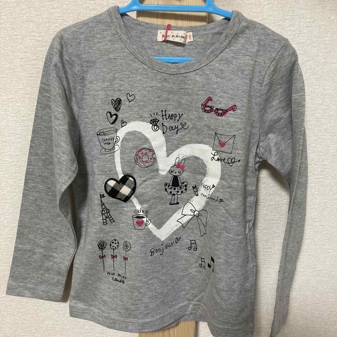 KP(ニットプランナー)のKP 長袖Tシャツ　ロンT  110  キュロット　120 キッズ/ベビー/マタニティのキッズ服女の子用(90cm~)(Tシャツ/カットソー)の商品写真