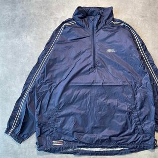 UMBRO - 【umbro】00s アンブロ　アノラックナイロンジャケット　ネイビーXXL