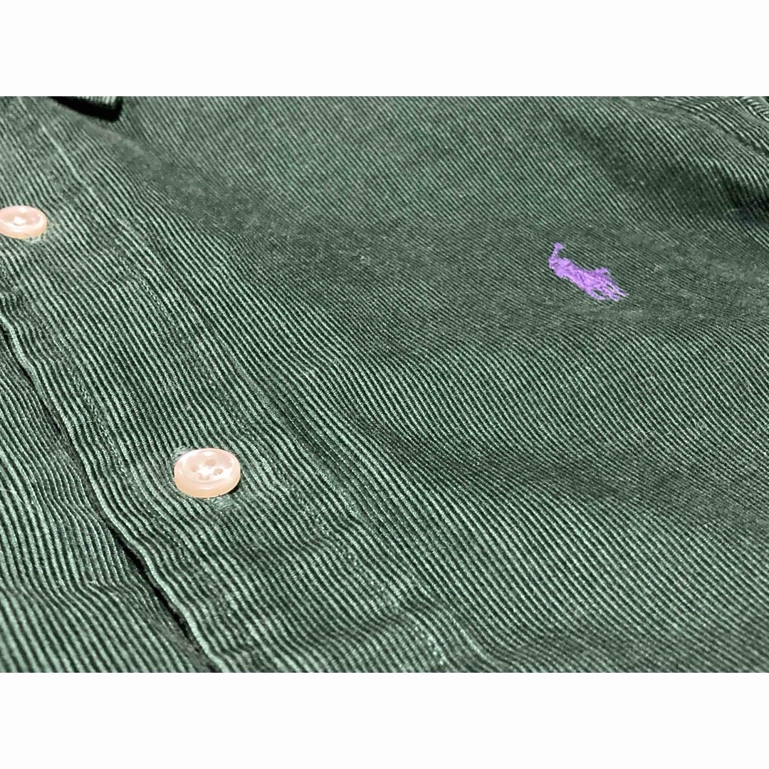 Ralph Lauren コーデュロイシャツ グリーン CUSTOM FIT メンズのトップス(シャツ)の商品写真