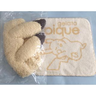 ジェラートピケ(gelato pique)のジェラートピケ×ポケモンスリープ⭐︎ピカチュウ⭐︎ハンドタオル&ヘアバンド⭐︎(キャラクターグッズ)