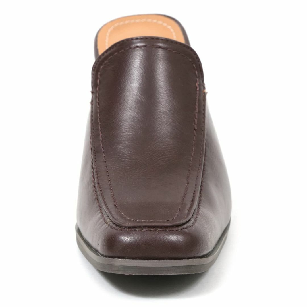 [アキリコ] ミュールサンダル モカシンデザイン 約9.0cmヒール オフィス レディースの靴/シューズ(その他)の商品写真
