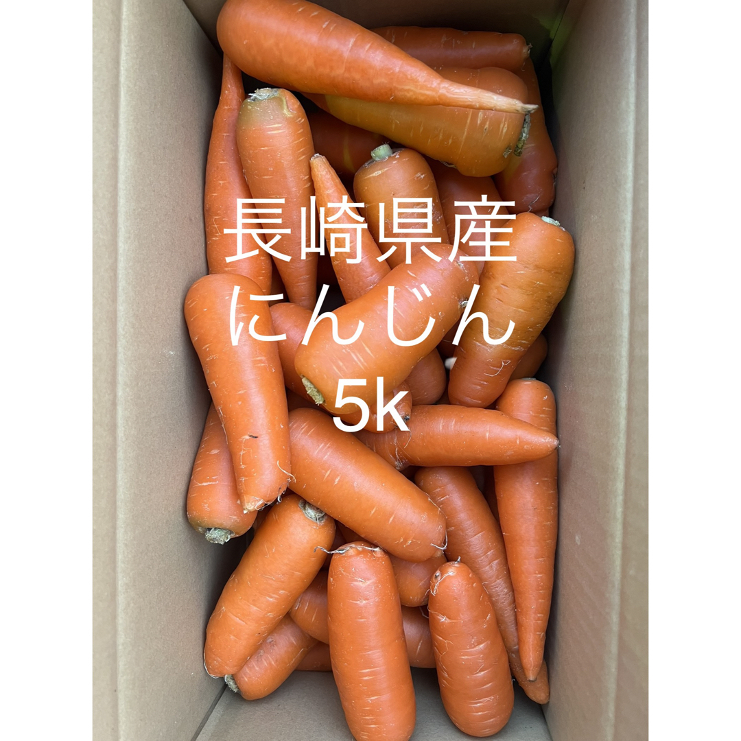 にんじん5k（減農薬栽培） 食品/飲料/酒の食品(野菜)の商品写真
