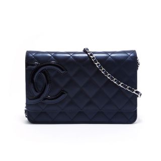 シャネル(CHANEL)のシャネル CHANEL カンボンライン マトラッセ ココマーク ショルダーバッグ レザー(ショルダーバッグ)