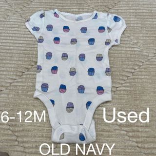 オールドネイビー(Old Navy)のオールドネイビー　ロンパース　6-12M 中古(ロンパース)