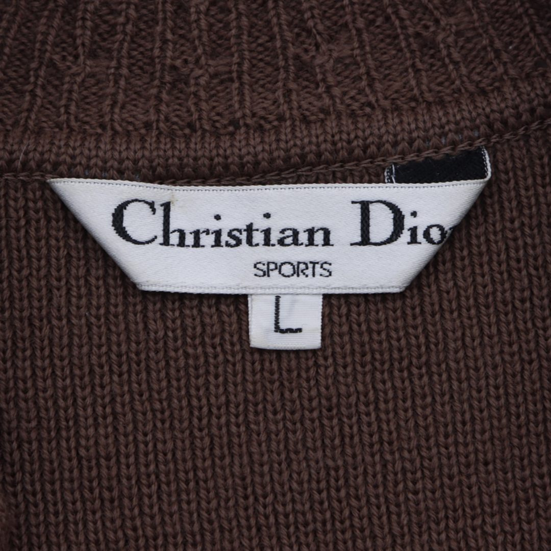 Christian Dior(クリスチャンディオール)のディオール Dior スポーツ ハーフジップ プルオーバー  ウール セーター レディースのトップス(ニット/セーター)の商品写真