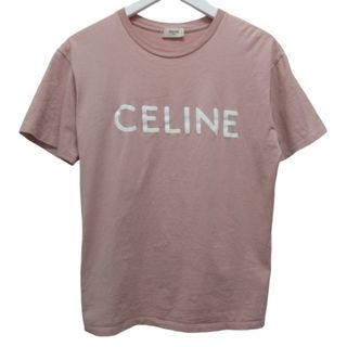 セリーヌ(celine)のセリーヌ CELINE Tシャツ カットソー 半袖 ロゴ ピンク XXS(Tシャツ/カットソー(半袖/袖なし))