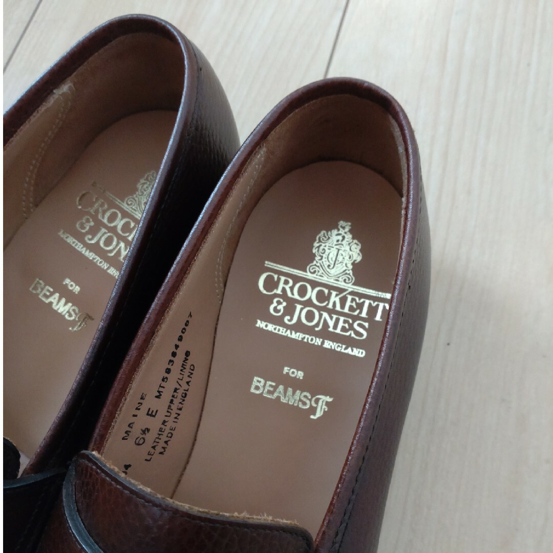 Crockett&Jones(クロケットアンドジョーンズ)のCROCKETT&JONES × BEAMS F別注 MAINE グレイン メンズの靴/シューズ(ドレス/ビジネス)の商品写真