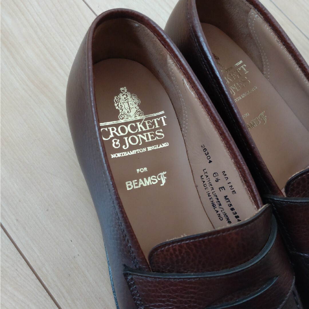Crockett&Jones(クロケットアンドジョーンズ)のCROCKETT&JONES × BEAMS F別注 MAINE グレイン メンズの靴/シューズ(ドレス/ビジネス)の商品写真