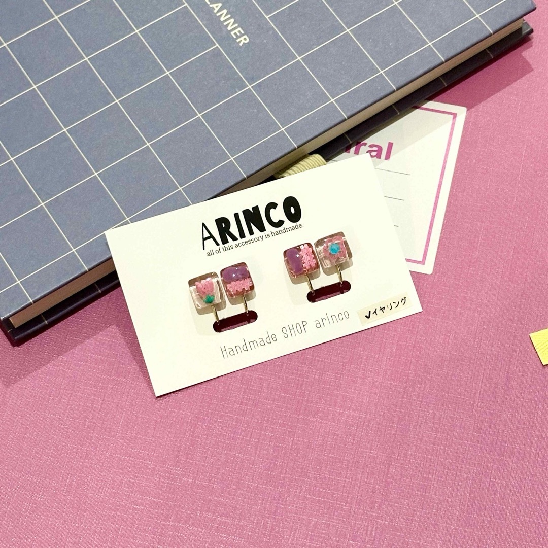 【AS020E】イヤリング ハンドメイドのアクセサリー(イヤリング)の商品写真