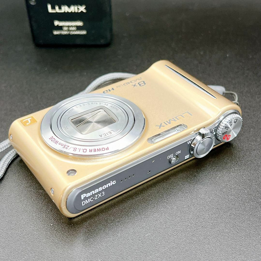 Panasonic(パナソニック)のパナソニック LUMIX DMC-ZX3 コンパクトデジタルカメラ コンデジ スマホ/家電/カメラのカメラ(コンパクトデジタルカメラ)の商品写真