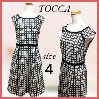 トッカ(TOCCA)のマシャ様専用！美品 TOCCA トッカ サイズ 4 ワンピース 定価53900円(ひざ丈ワンピース)