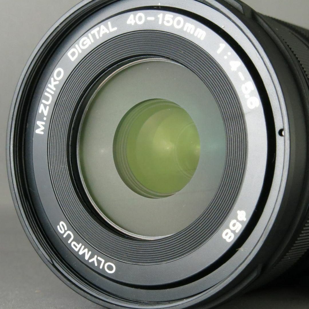 OLYMPUS(オリンパス)のオリンパス　M.ZUIKO DIGITAL40-150mmF4-5.6Rブラック スマホ/家電/カメラのカメラ(レンズ(ズーム))の商品写真