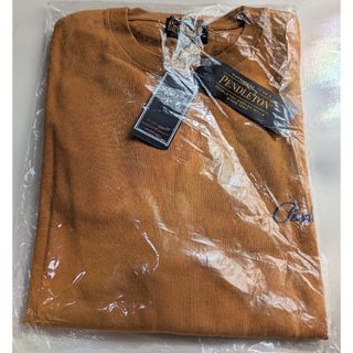 ペンドルトン(PENDLETON)のペンドルトン バックプリント 長袖Tシャツ ロンTee 黄イエロー M(Tシャツ/カットソー(七分/長袖))