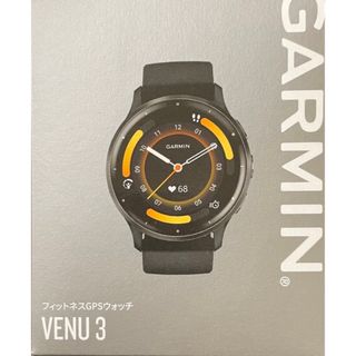 ガーミン(GARMIN)の【新品】GARMIN ガーミン Venu 3 Black スマートウォッチ本体(その他)