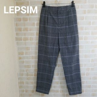 レプシィム(LEPSIM)の【本日削除/最終値下】LEPSIM 美脚チェックテーパードパンツ(カジュアルパンツ)