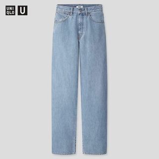 ユニクロ(UNIQLO)のUNIQLO U ワイドフィットカーブジーンズ デニムパンツ ジーンズ(デニム/ジーンズ)