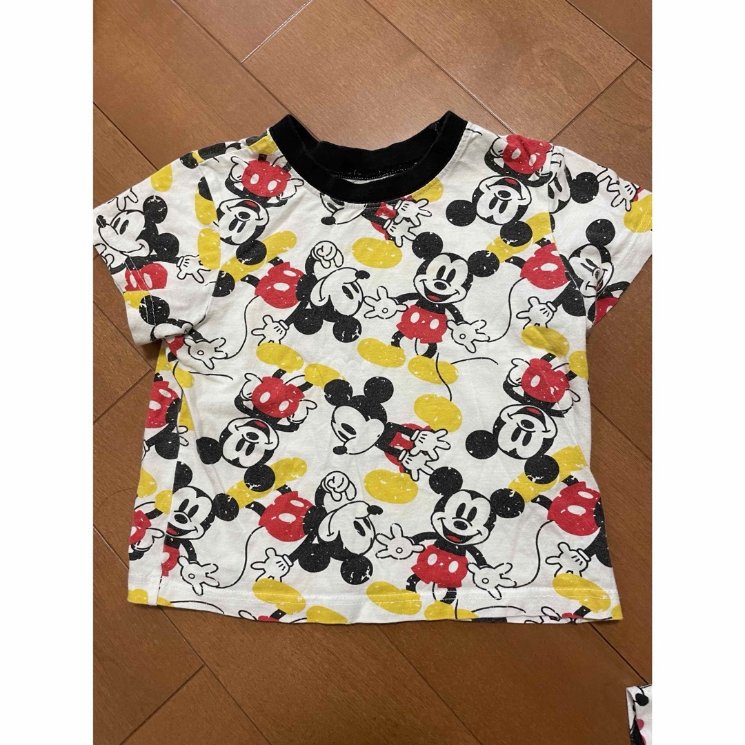 Disney(ディズニー)のミッキー ミニー おそろい キッズ/ベビー/マタニティのベビー服(~85cm)(Ｔシャツ)の商品写真