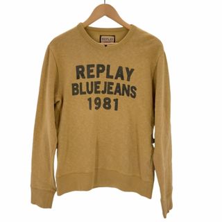 リプレイ(Replay)のREPLAY(リプレイ) エルボーパッチ クルーネックスウェット メンズ(スウェット)