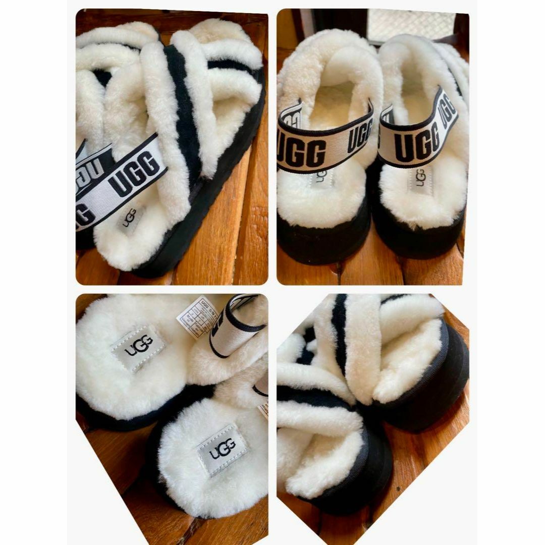 UGG(アグ)の激レア✨超美品✨26cm✨UGG✨DISCO CROSS SLIDE✨White レディースの靴/シューズ(サンダル)の商品写真