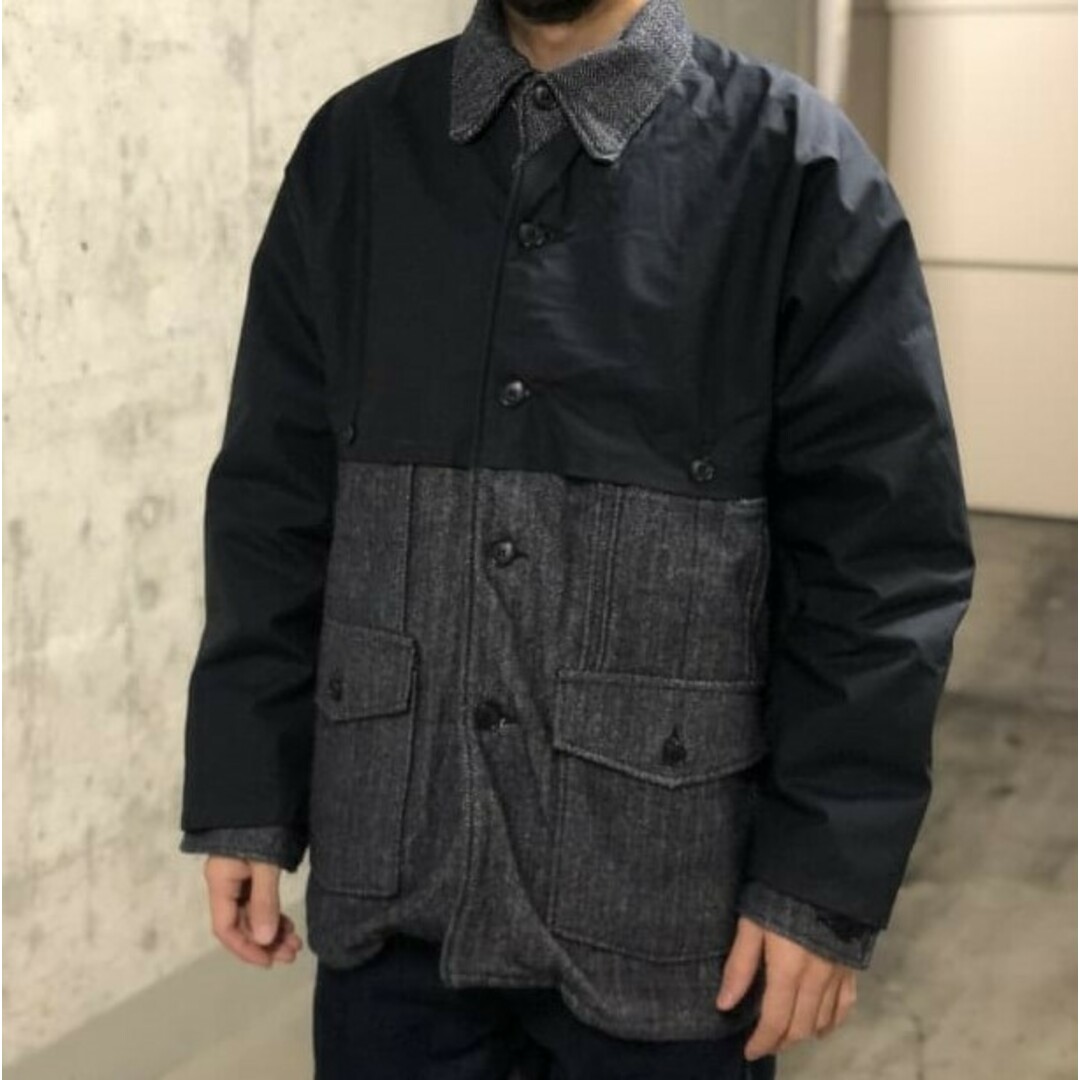 KENNETH FIELD x BEAMS PLUS ケネスフィールド ビームスプラス 21AW 別注 日本製 Forest Coat フォレストコート 38-19-0061-066 L ダブルマッキノージャケット アウター【中古】【KENNETH FIELD × BEAMS PLUS】 メンズのジャケット/アウター(ステンカラーコート)の商品写真