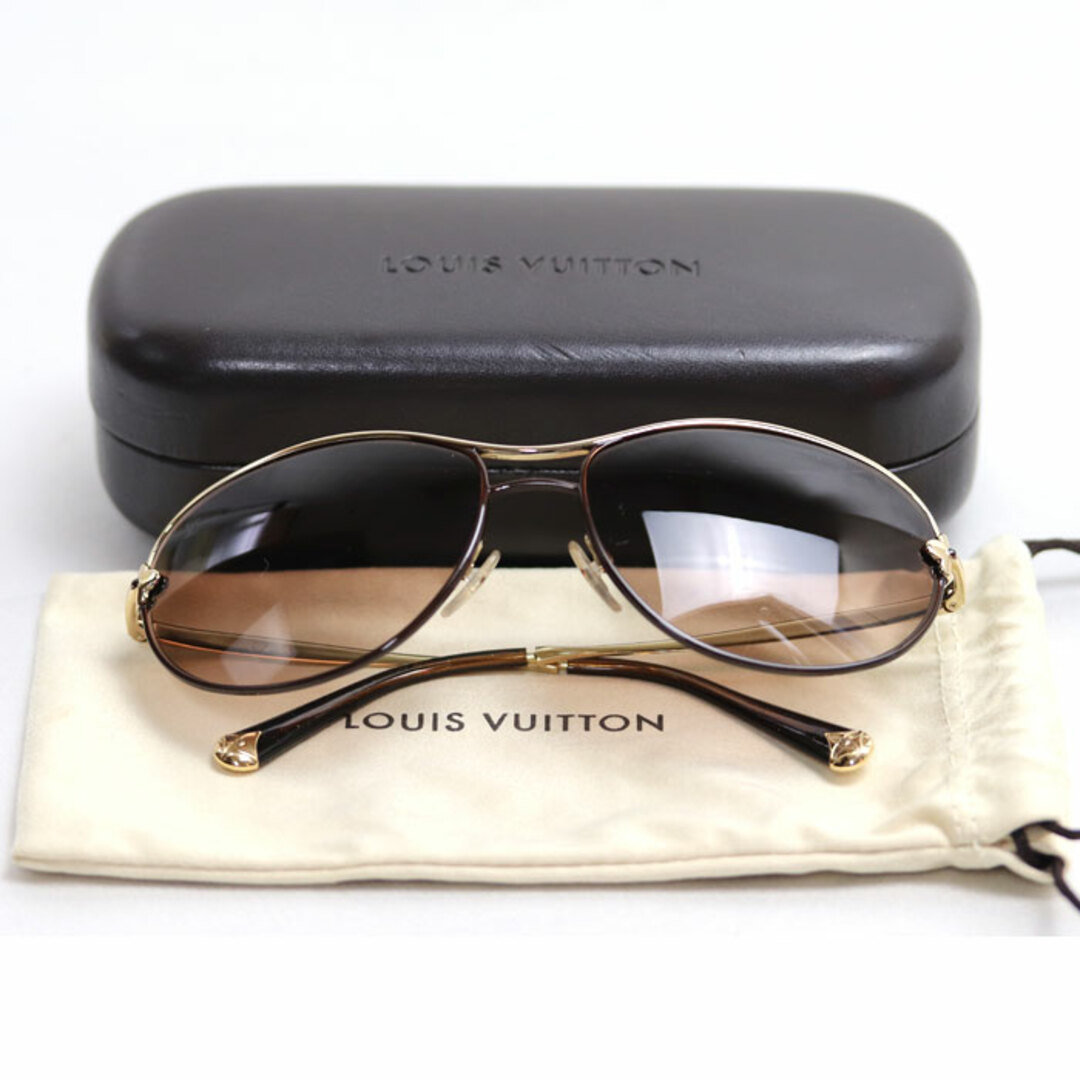 LOUIS VUITTON(ルイヴィトン)のLOUIS VUITTON ルイ・ヴィトン ミモザ サングラス Z0378U J0131 ユニセックス【中古】 メンズのファッション小物(サングラス/メガネ)の商品写真