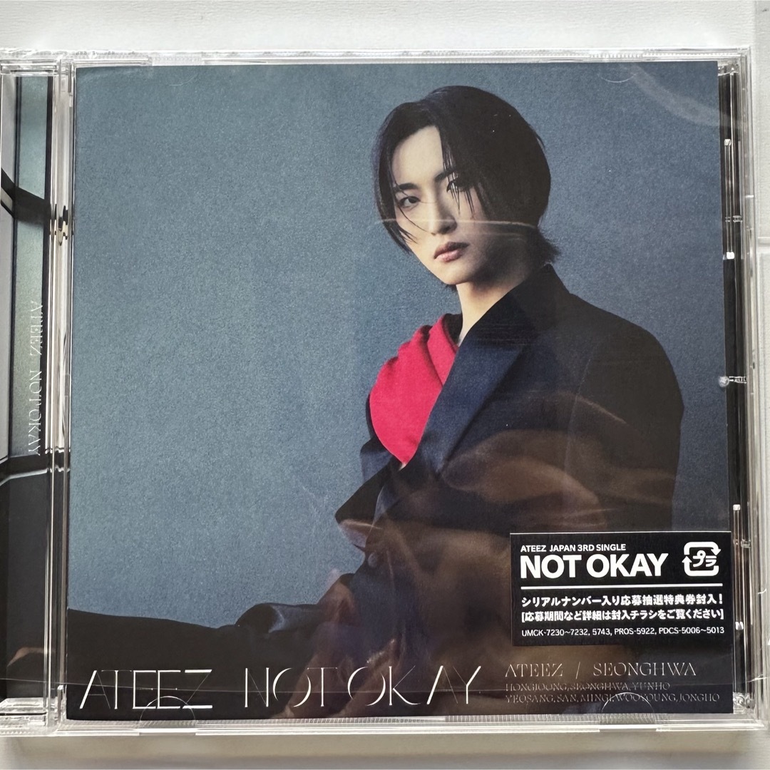 ATEEZ(エイティーズ)のATEEZ NOT OKAY ソンファ　メンバーソロ　CDのみ　seonghwa エンタメ/ホビーのCD(K-POP/アジア)の商品写真