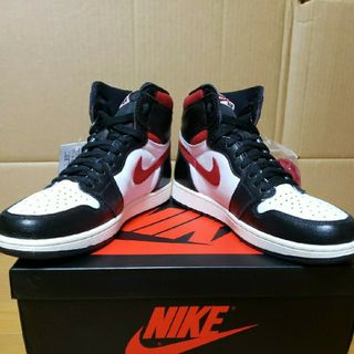 ナイキ(NIKE)のNIKE AIR JORDAN 1   BLACK GYM RED 28.5cm(スニーカー)