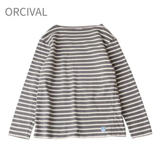 オーシバル(ORCIVAL)のORCIVAL コットンロード フレンチバスクシャツ(カットソー(長袖/七分))