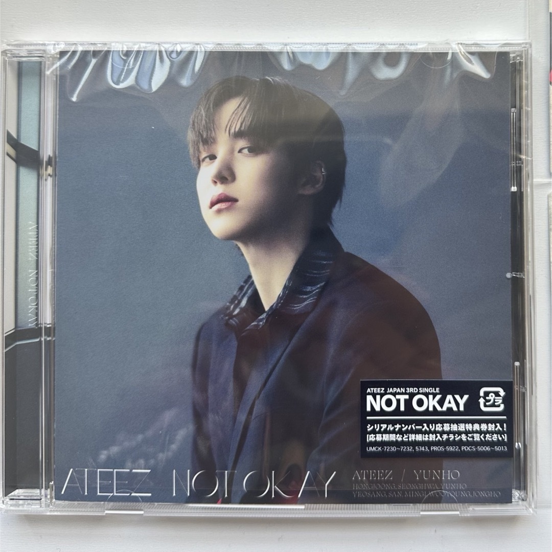 ATEEZ(エイティーズ)のATEEZ NOT OKAY ユノ　メンバーソロ　CDのみ　yunho エンタメ/ホビーのCD(K-POP/アジア)の商品写真