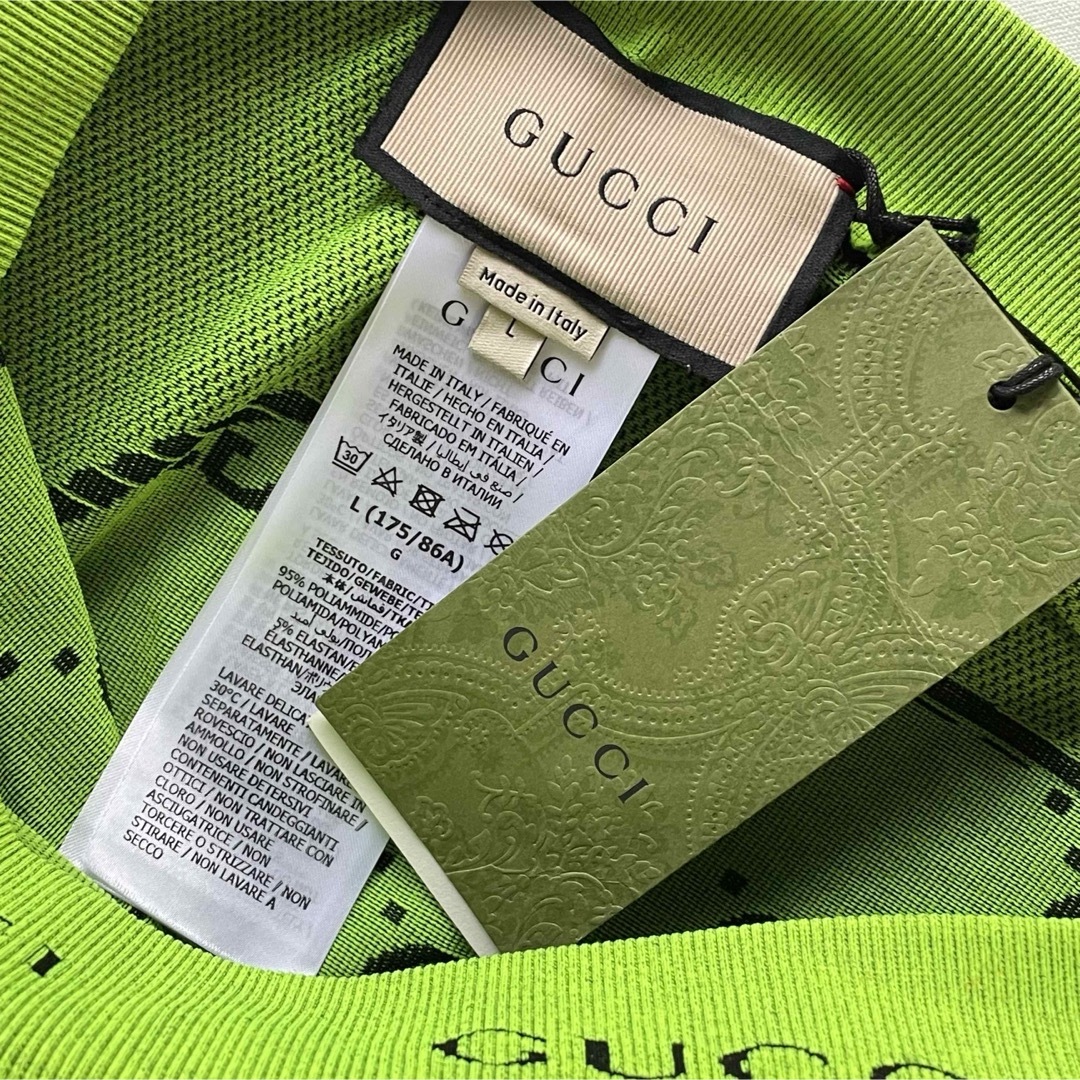 Gucci(グッチ)のGUCCI ジャカード レギンス GGジャージ ストレート パンツ L 本物新品 メンズのパンツ(スラックス)の商品写真